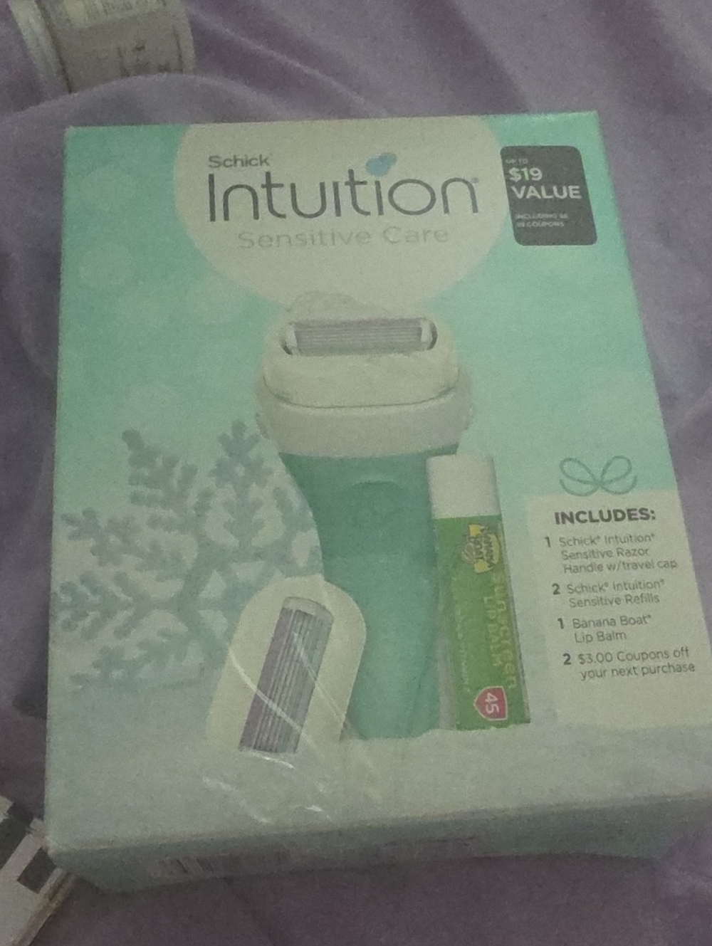 Schick Intuition Sensitive Care Women's Razor - Mint